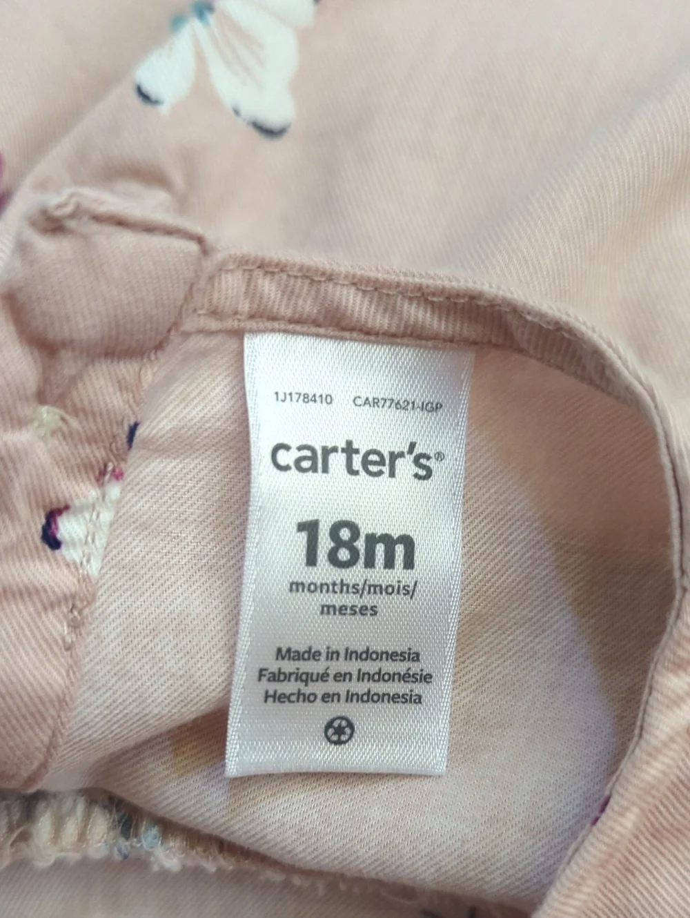 Carters dusty pink